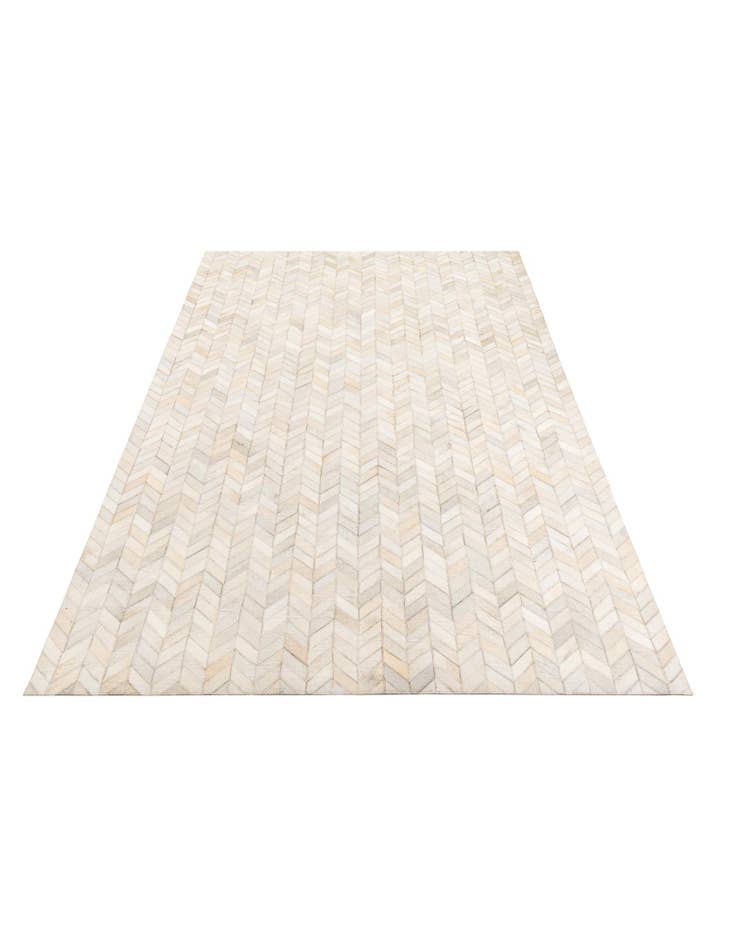 Detail image of 5' 3 x 7' 5 Cowhide Leather Rug