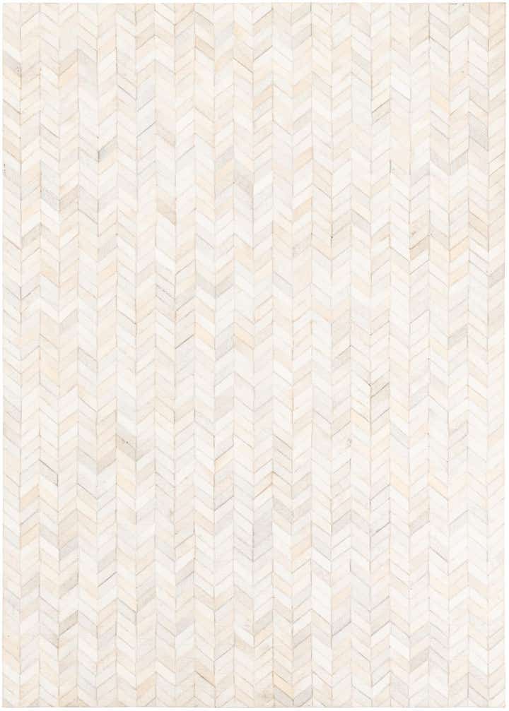 5' 3 x 7' 5 Cowhide Leather Rug