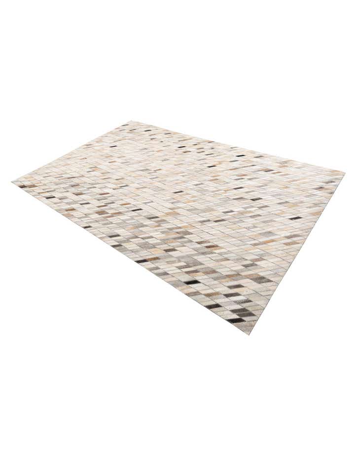 5' x 8' Cowhide Leather Rug