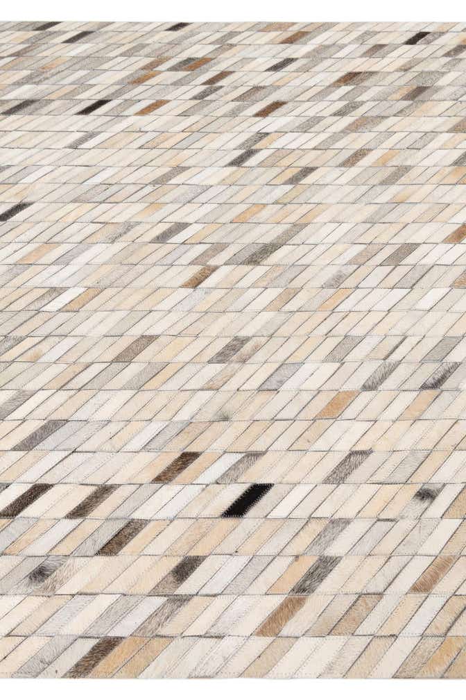 5' x 8' Cowhide Leather Rug