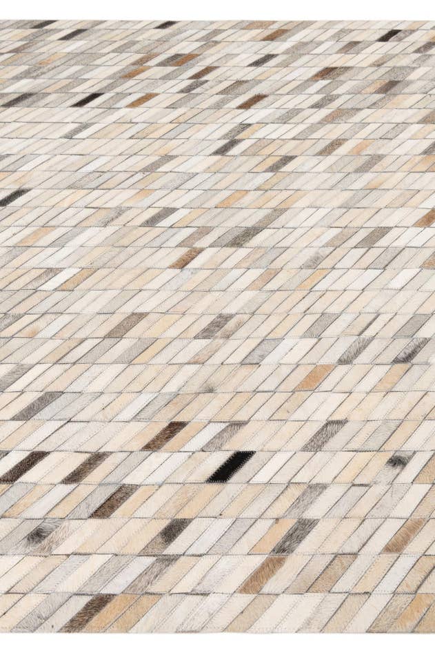 Detail image of 5' x 8' Cowhide Leather Rug