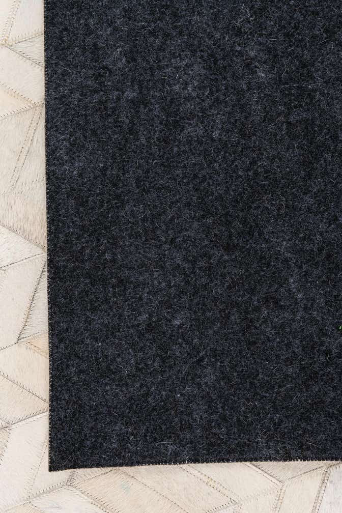 5' 3 x 7' 6 Cowhide Leather Rug