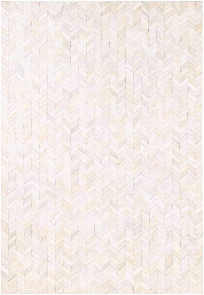 5' 3 x 7' 6 Cowhide Leather Rug