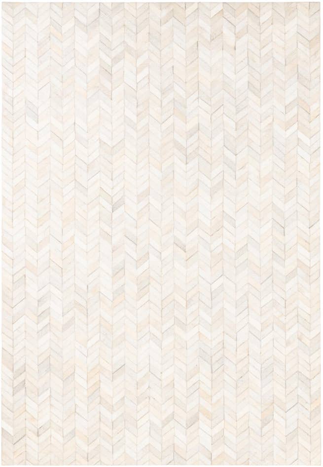 Detail image of 5' 3 x 7' 6 Cowhide Leather Rug