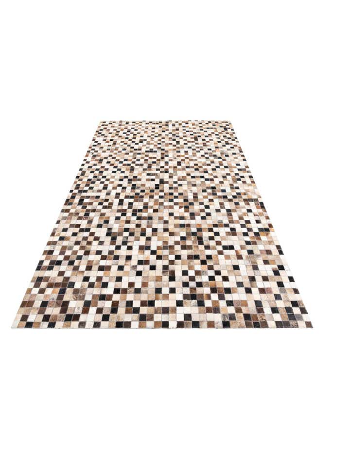 5' x 8' Cowhide Leather Rug