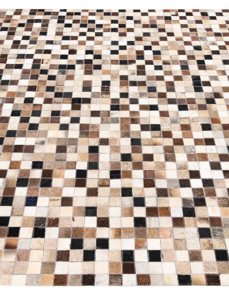 Detail image of 5' x 8' Cowhide Leather Rug