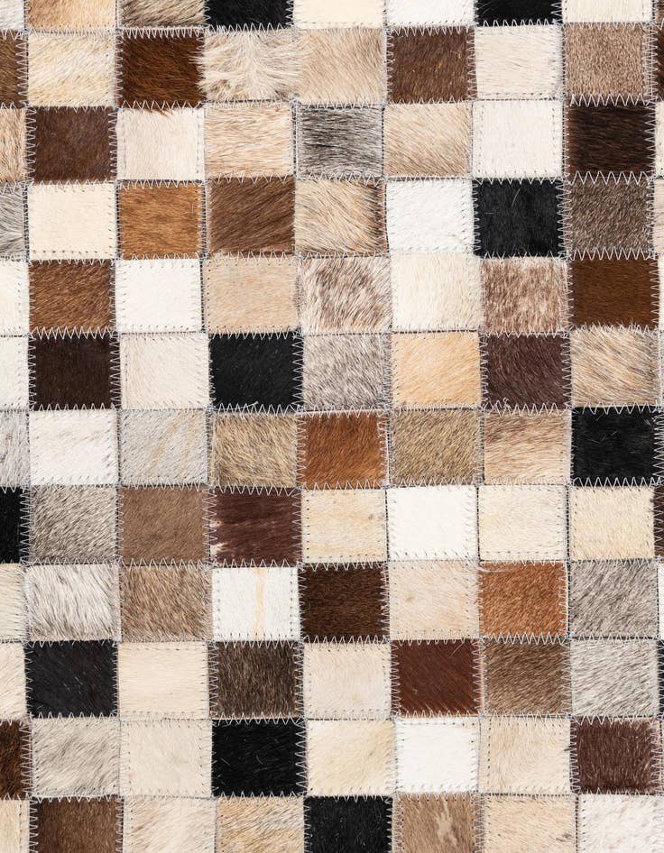 Detail image of 5' x 8' Cowhide Leather Rug