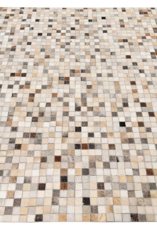 Detail image of 5' x 8' Cowhide Leather Rug