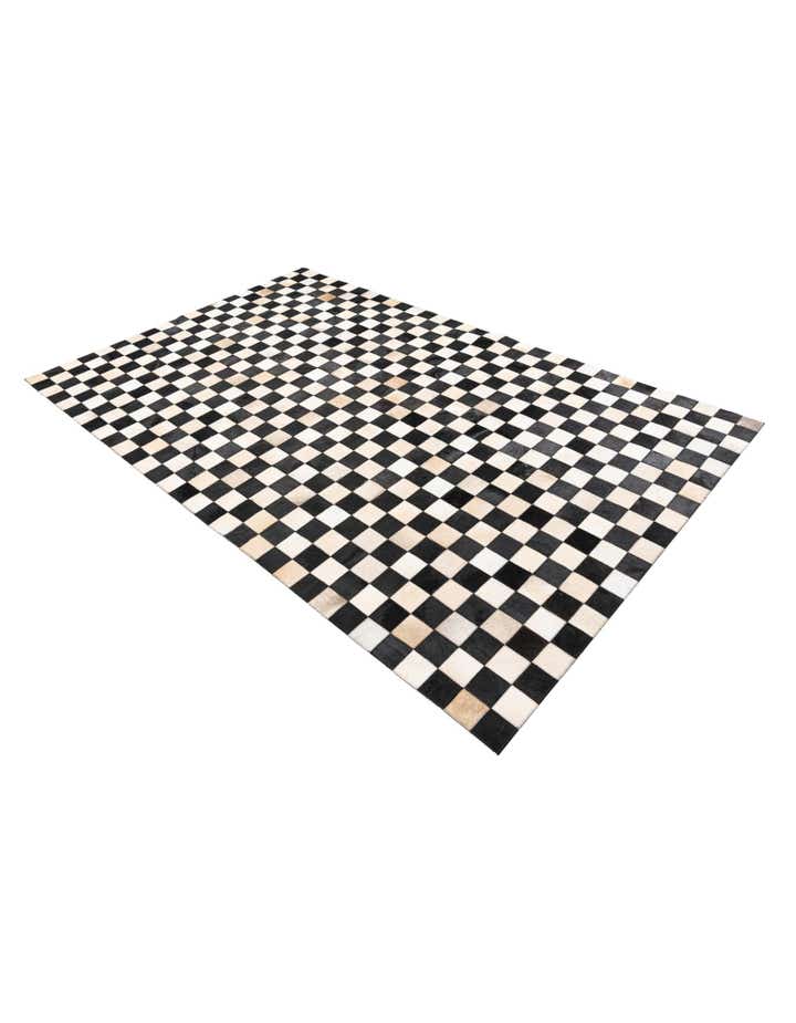 5' x 8' Cowhide Leather Rug