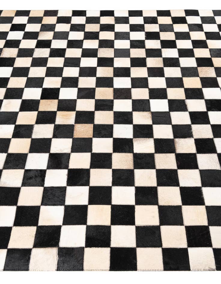 Detail image of 5' x 8' Cowhide Leather Rug