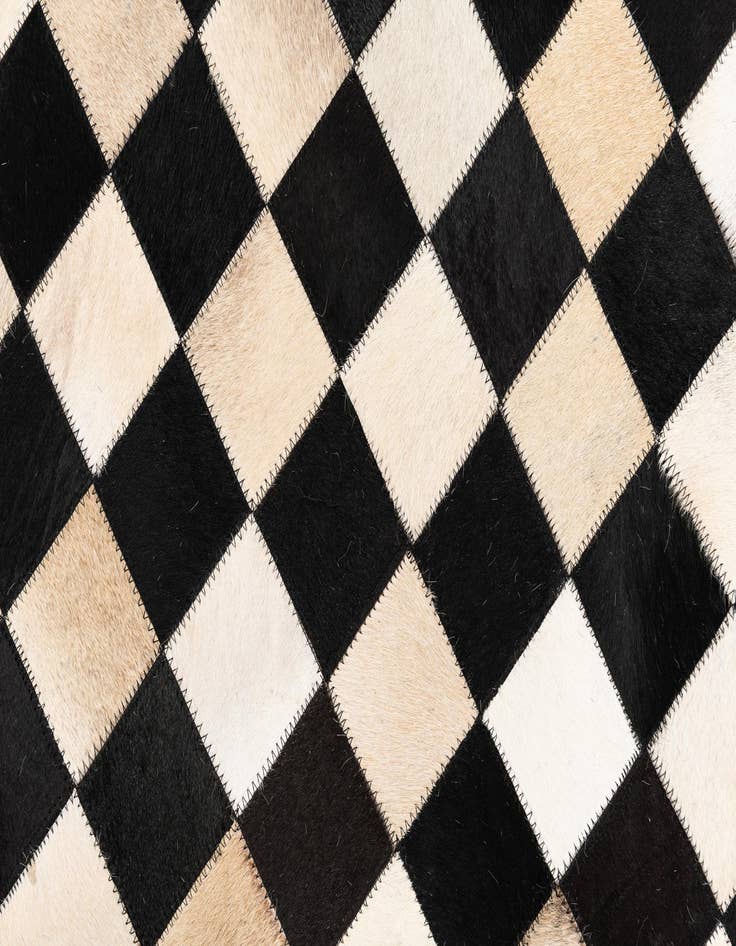 Detail image of 5' x 8' Cowhide Leather Rug