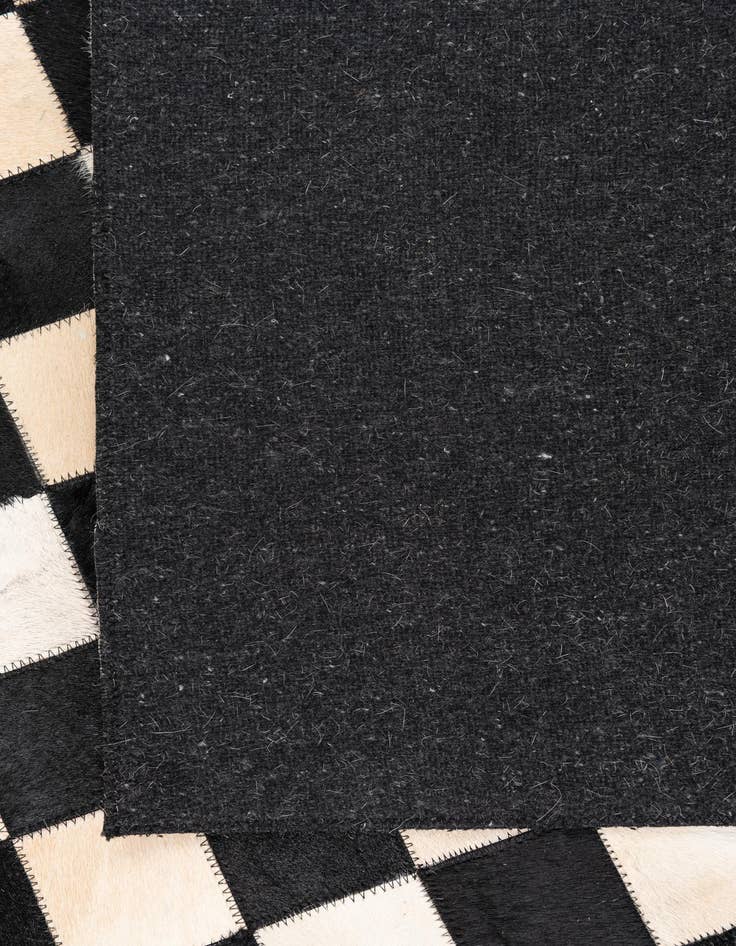 Detail image of 5' x 8' Cowhide Leather Rug