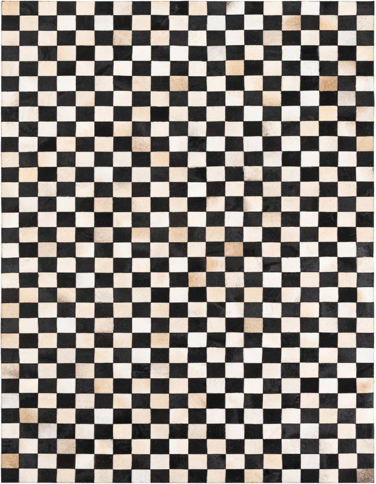 Detail image of 5' x 8' Cowhide Leather Rug