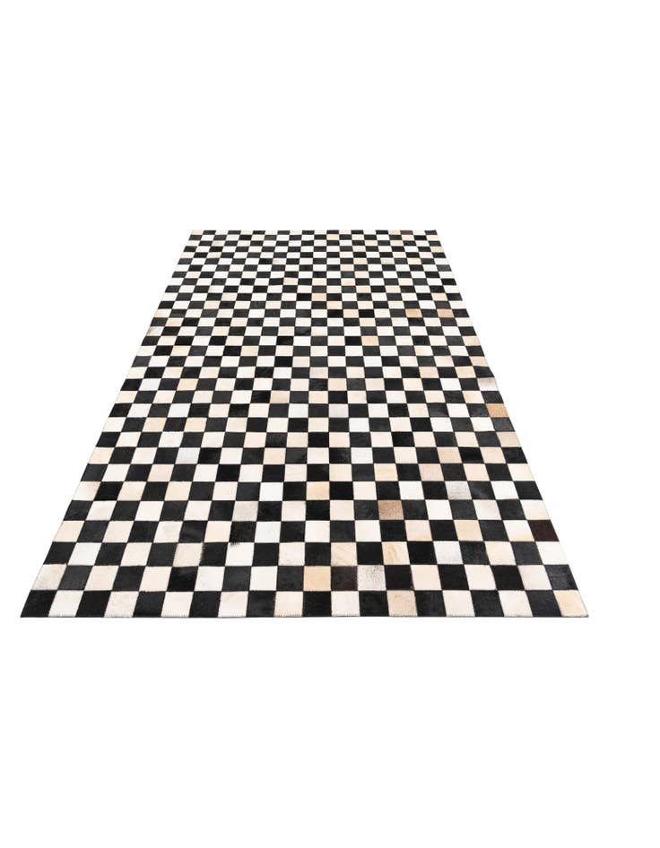 Detail image of 5' x 8' Cowhide Leather Rug