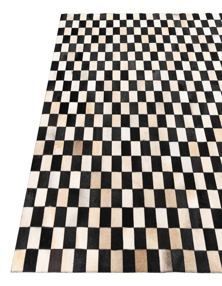 Detail image of 5' x 8' Cowhide Leather Rug