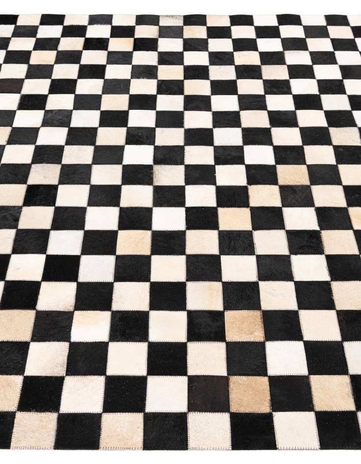 Detail image of 5' x 8' Cowhide Leather Rug