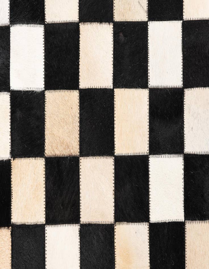 Detail image of 5' x 8' Cowhide Leather Rug