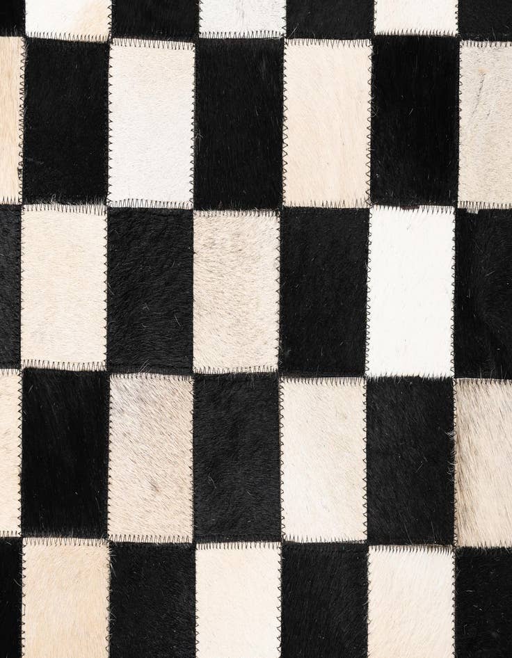 Detail image of 5' x 8' Cowhide Leather Rug