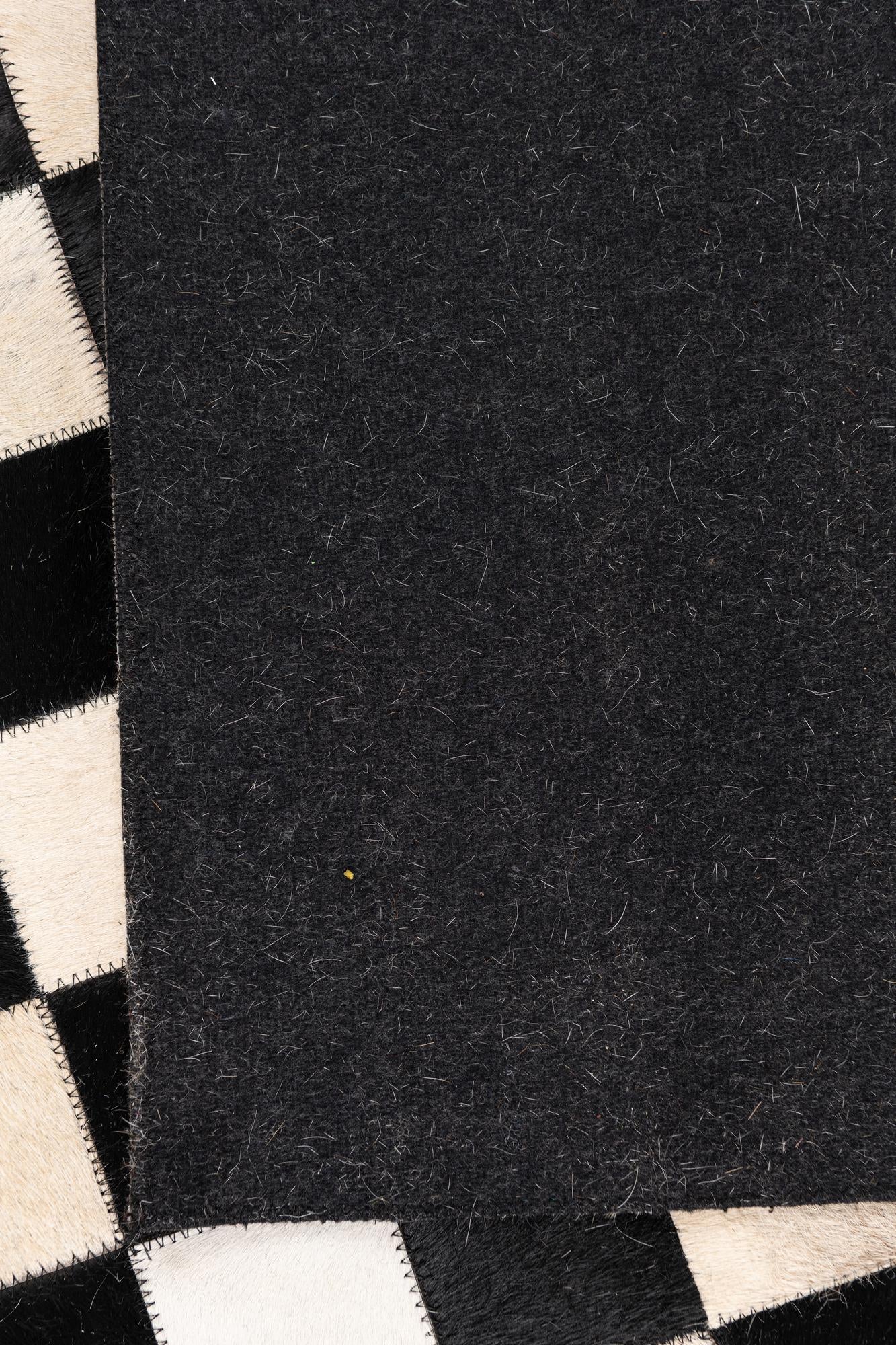5' x 8' Cowhide Leather Rug