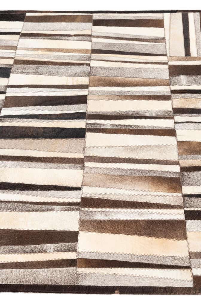 4' x 6' Cowhide Leather Rug
