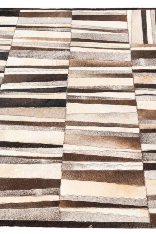 Detail image of 4' x 6' Cowhide Leather Rug