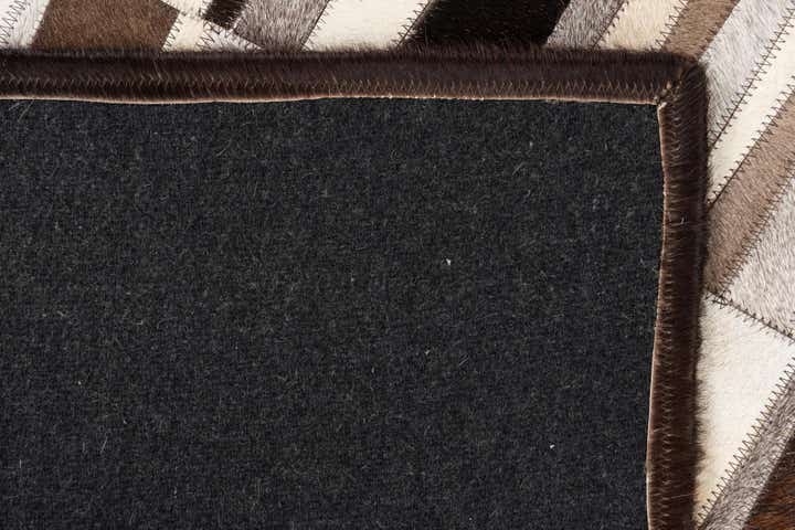 4' x 6' Cowhide Leather Rug