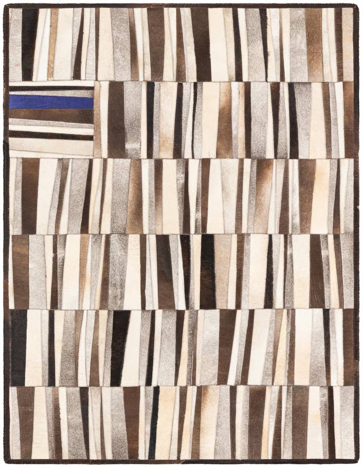 Detail image of 4' x 6' Cowhide Leather Rug