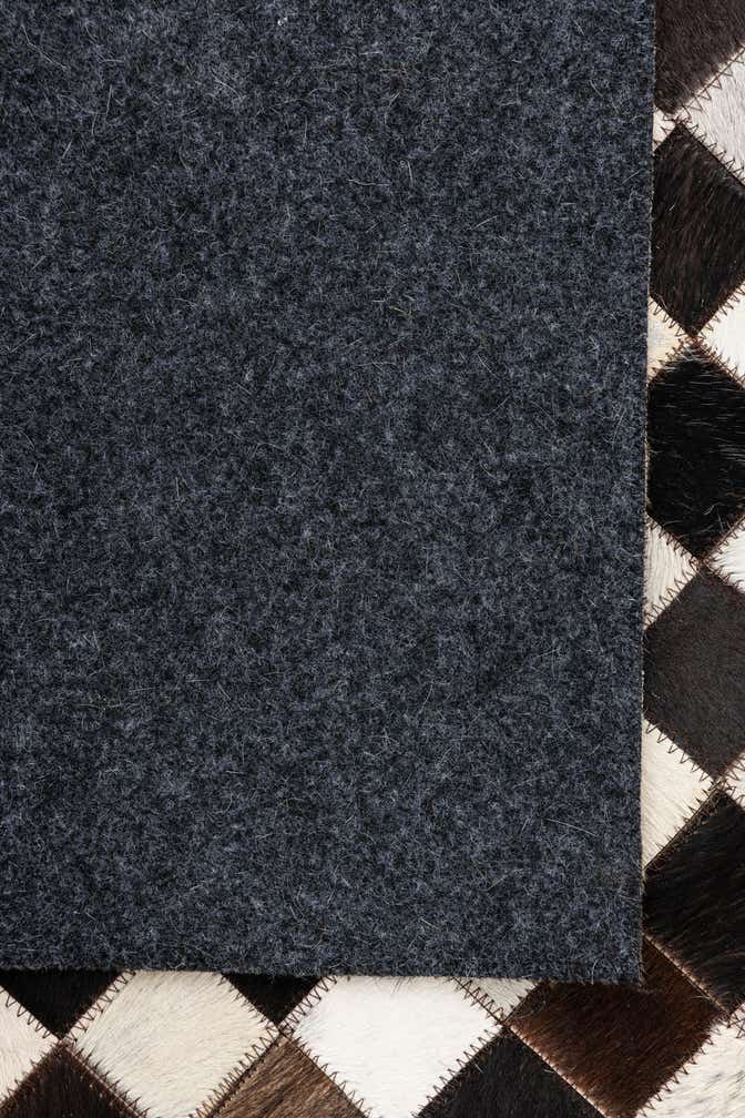 5' 1 x 8' 2 Cowhide Leather Rug