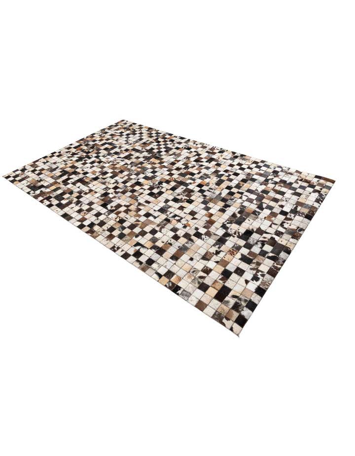 5' x 8' Cowhide Leather Rug