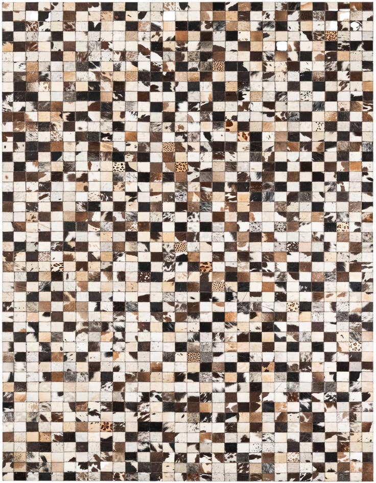 Detail image of 5' x 8' Cowhide Leather Rug