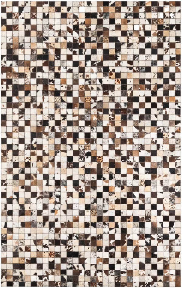Detail image of 5' x 8' Cowhide Leather Rug