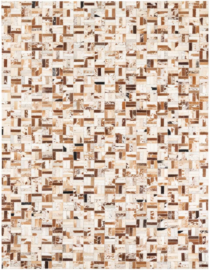 Detail image of 5' x 8' Cowhide Leather Rug