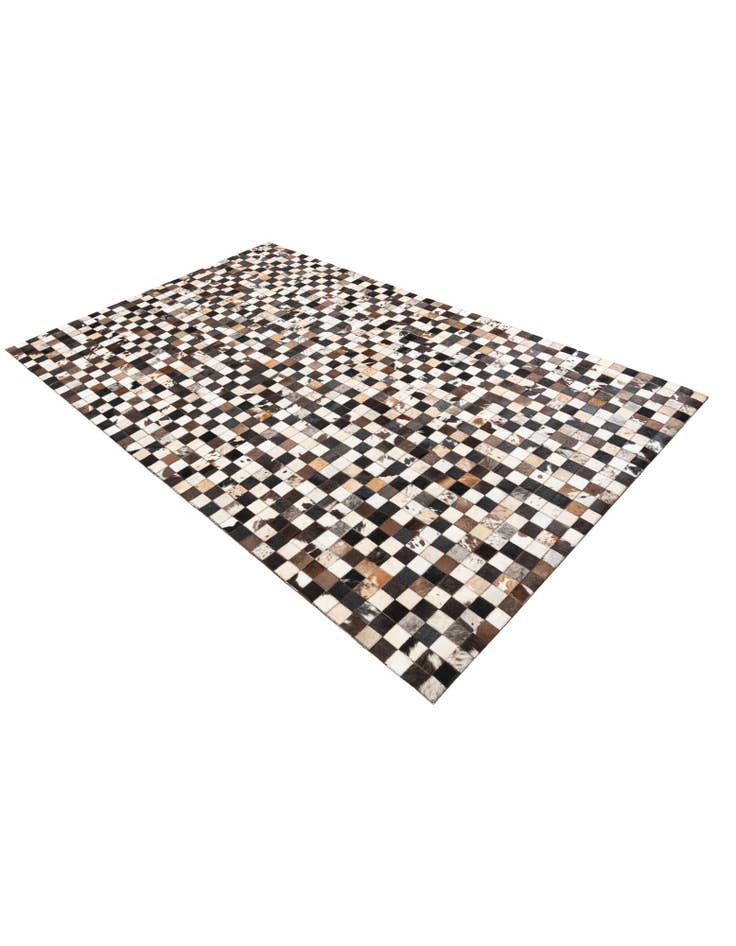 Detail image of 5' 1 x 8' 1 Cowhide Leather Rug