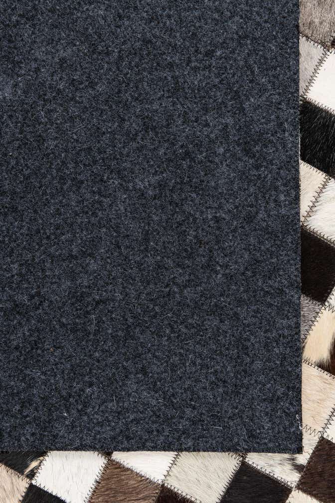 5' 1 x 8' 1 Cowhide Leather Rug