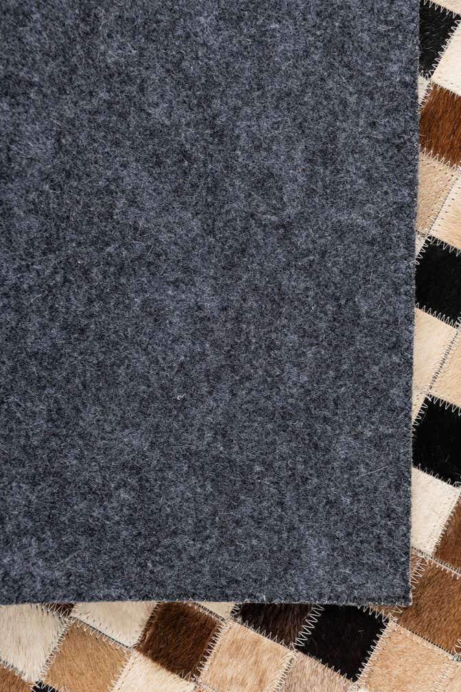 5' 2 x 8' 1 Cowhide Leather Rug