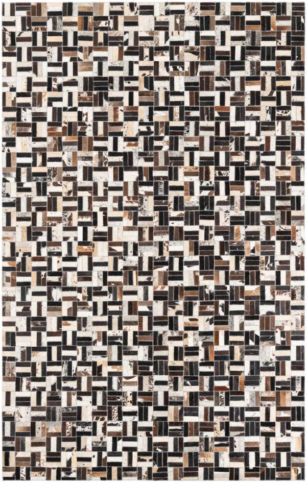 Detail image of 5' x 8' Cowhide Leather Rug