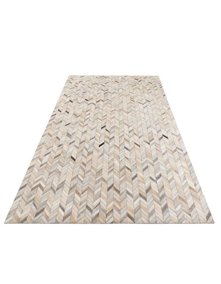 5' x 8' Cowhide Leather Rug