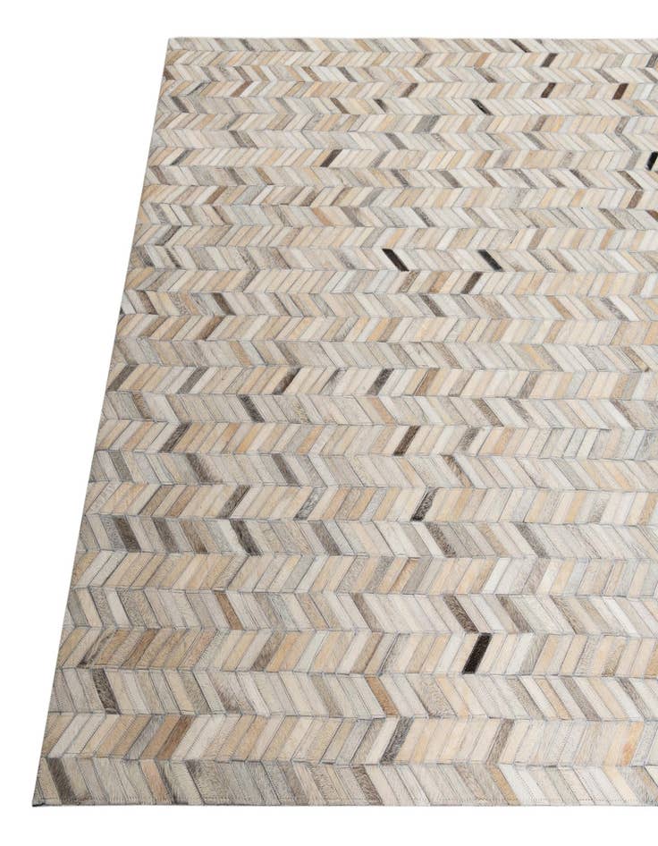 Detail image of 5' x 8' Cowhide Leather Rug