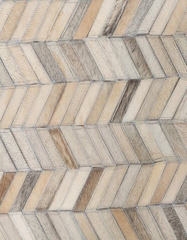 Detail image of 5' x 8' Cowhide Leather Rug