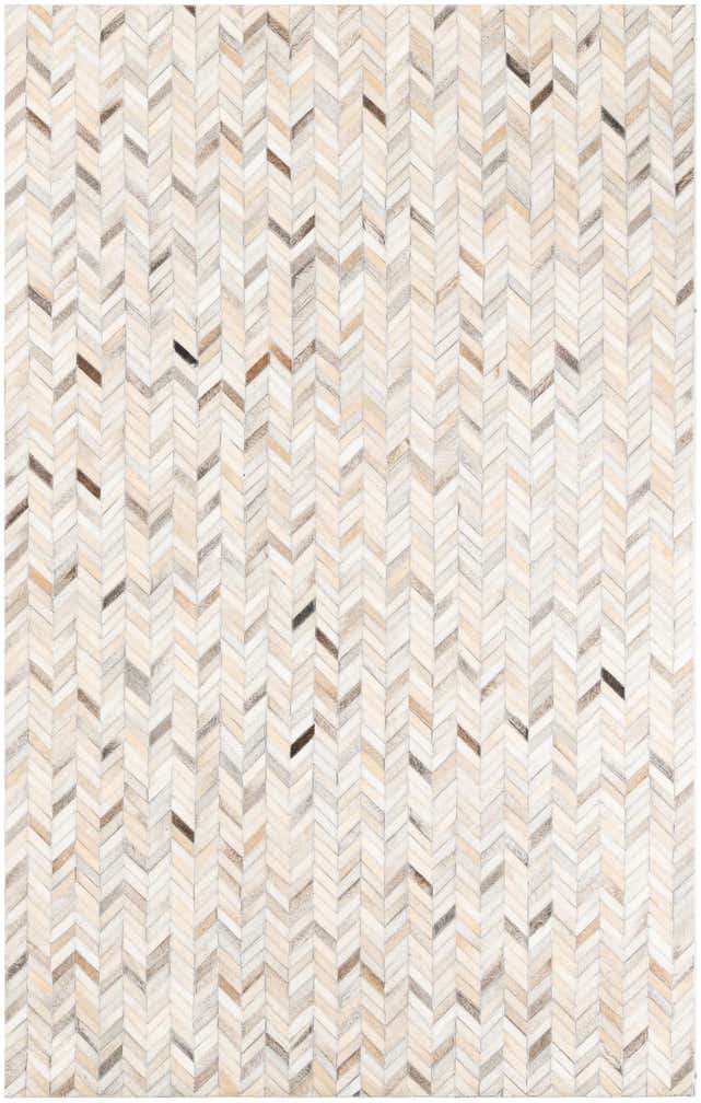 5' x 8' Cowhide Leather Rug