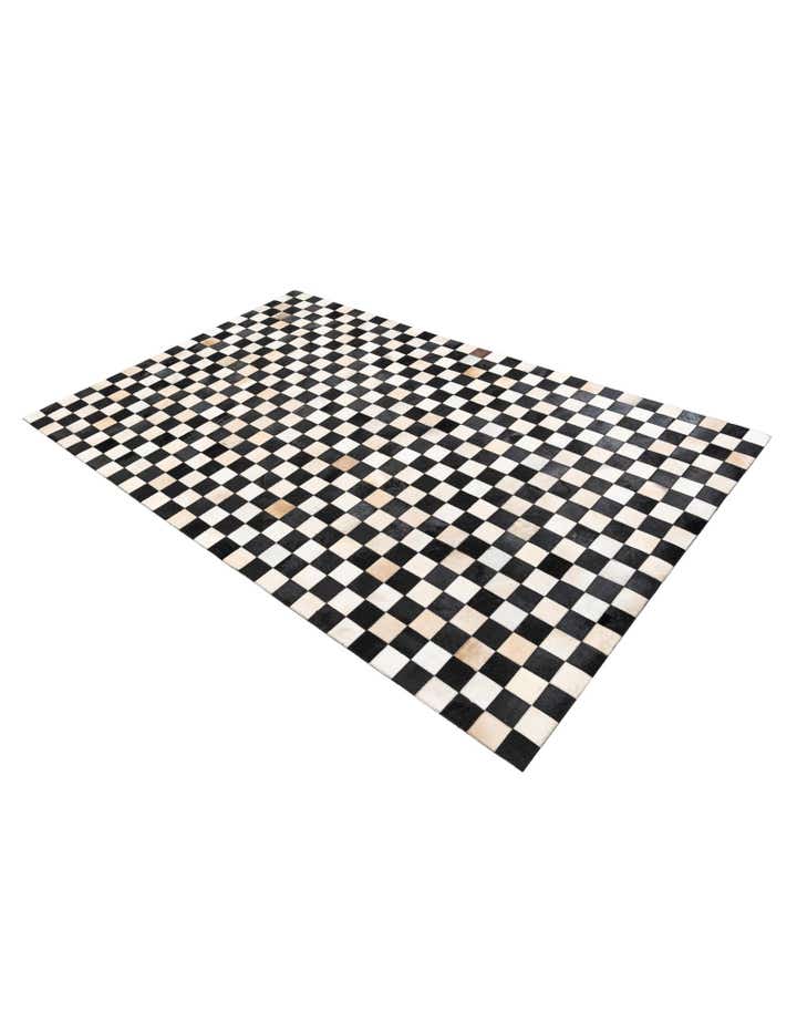 5' x 8' Cowhide Leather Rug