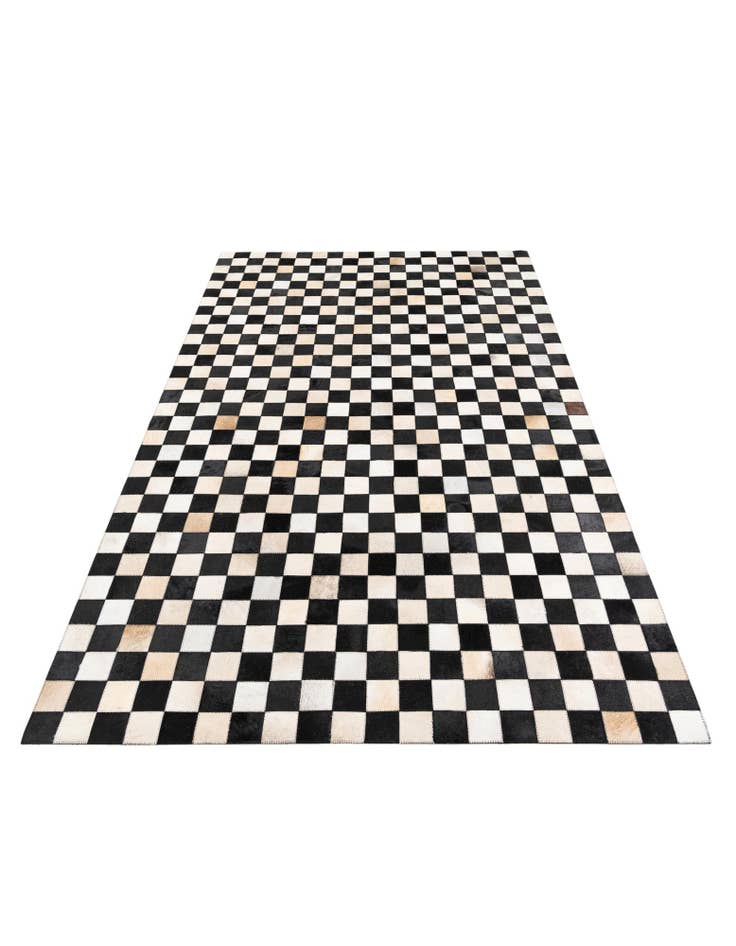 Detail image of 5' x 8' Cowhide Leather Rug