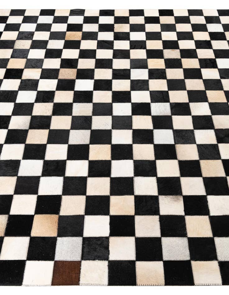 Detail image of 5' x 8' Cowhide Leather Rug