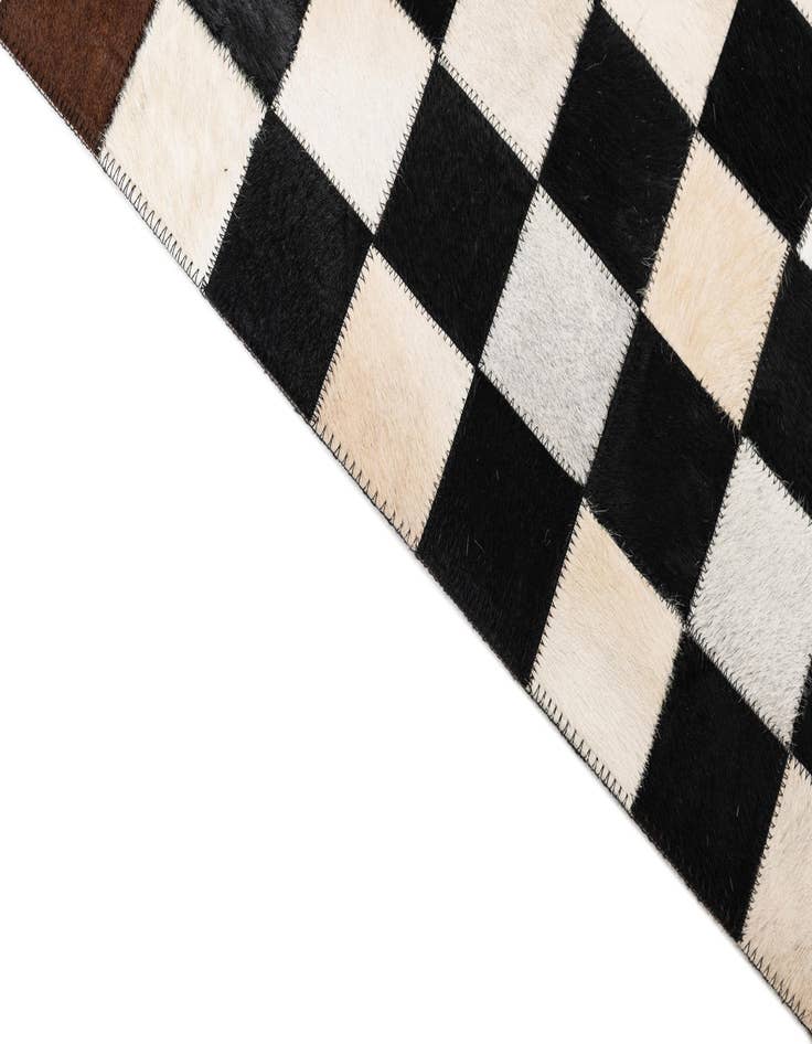 Detail image of 5' x 8' Cowhide Leather Rug