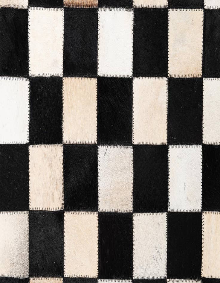 Detail image of 5' x 8' Cowhide Leather Rug