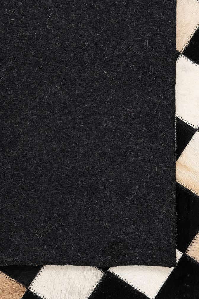 5' x 8' Cowhide Leather Rug