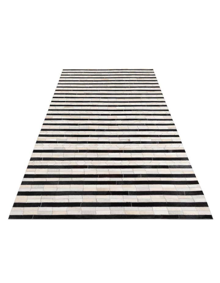 5' x 8' Cowhide Leather Rug