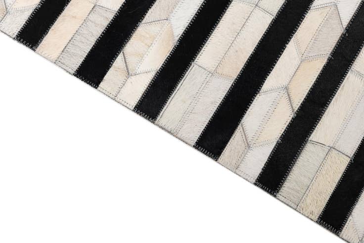 Detail image of 5' x 8' Cowhide Leather Rug