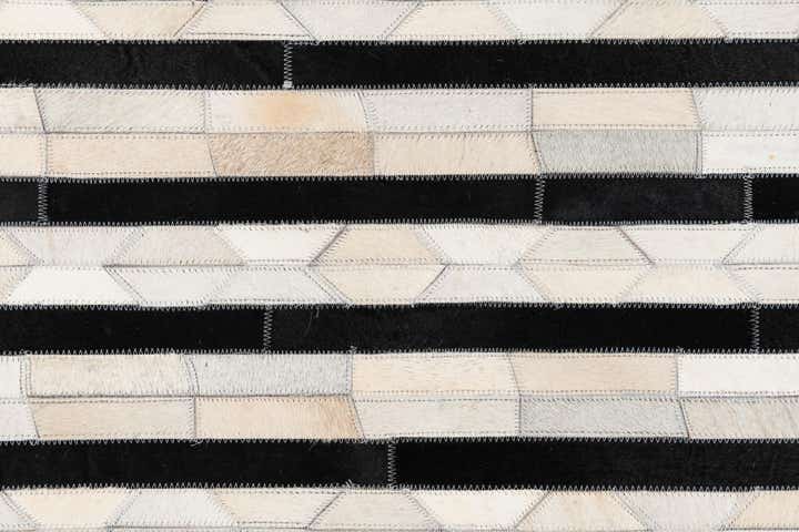 5' x 8' Cowhide Leather Rug