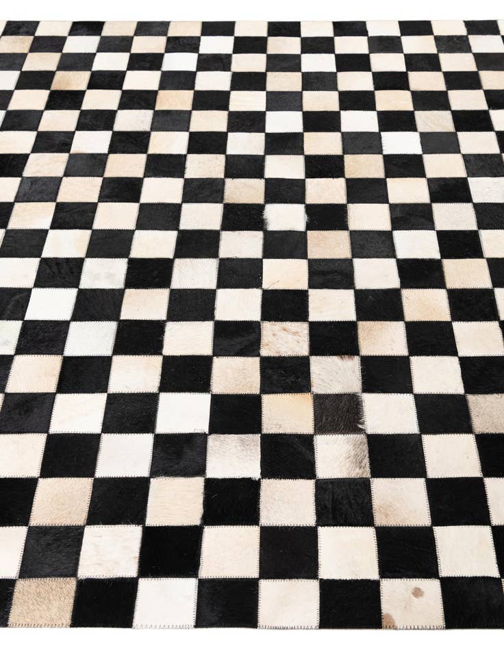 Detail image of 5' x 8' Cowhide Leather Rug